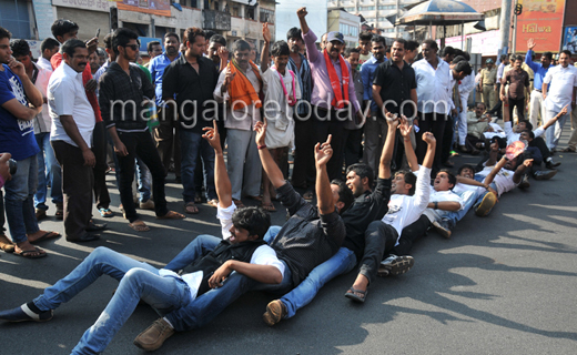 Yettinahole protest in Mangalore / Netravati Nadi Ulisi Horata Samithi protest